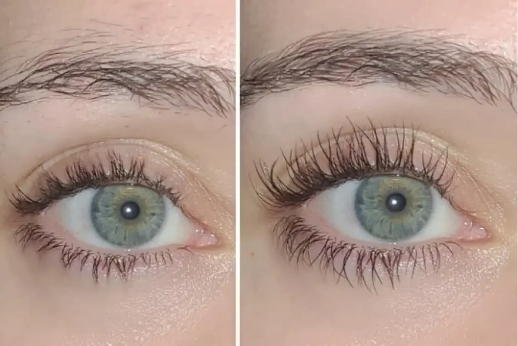 Before & After Photo with Levaye Show Lash